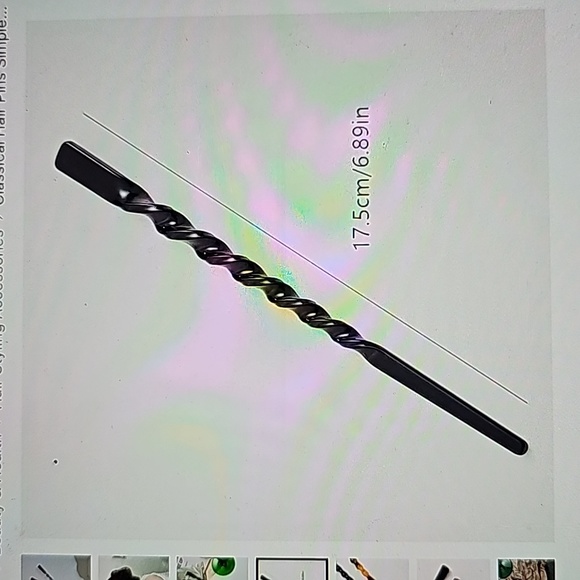 Brown Twist Hairpins - Picture 2 of 3
